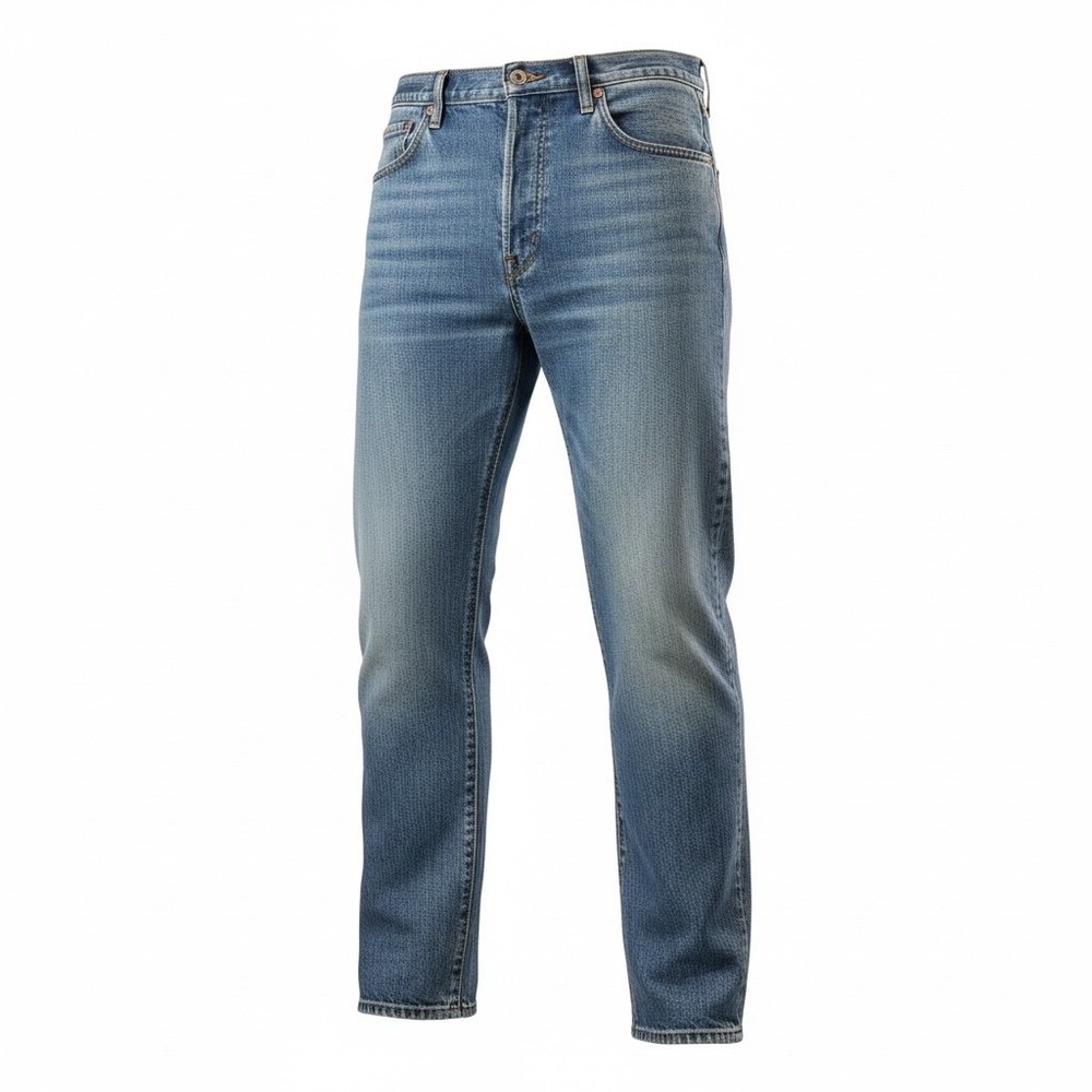 VTG Levis 501 Button Fly Blue Jeans Mens 38x32 Stone Wash‎ Distressed Denim Y2K